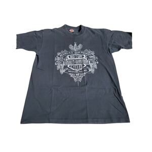 Vintage 1990 Harley Davidson Flying Eagle T-shirt Size L Made In USA Bend, OR